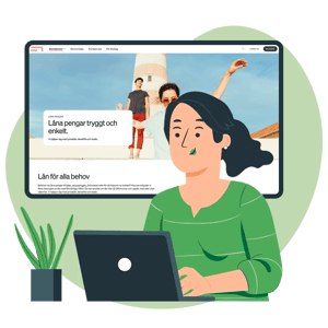 Marginalen Bank screenshot illustration