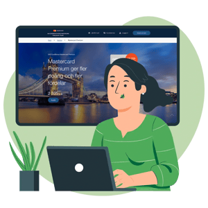 SAS Eurobonus Mastercard Premium screenshot illustration