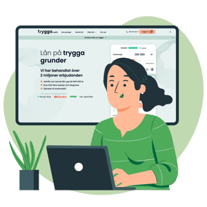 Trygga screenshot illustration