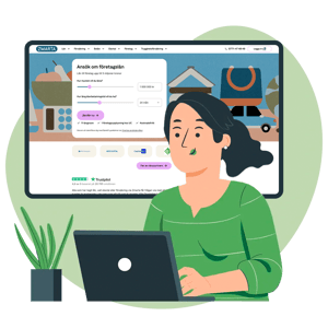 Zmarta Företagslån screenshot illustration