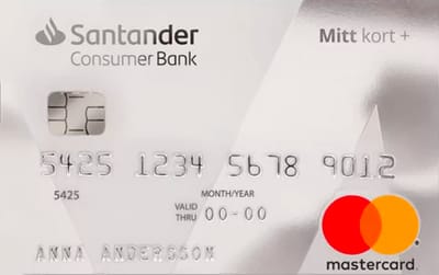 Santander Mitt Kort+