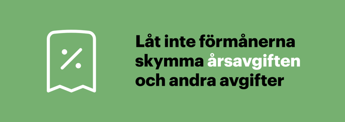 Väg kortets förmåner mot årsavgift och andra avgifter