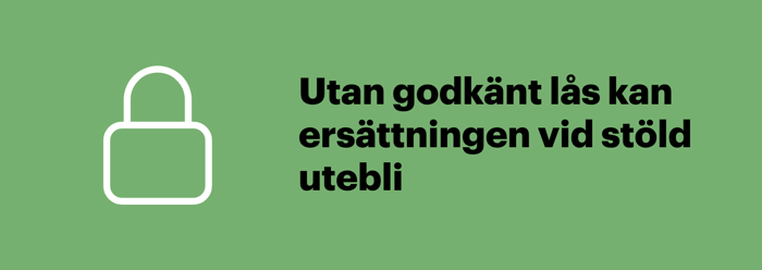 Med MC-försäkring kan ett godkänt lås avgöra om du får ersättning vid stöld