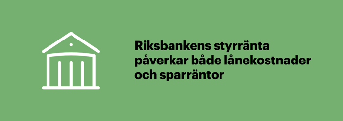 Riksbankens räntebesked 2026 styr styrräntan, som påverkar lånekostnader och sparräntor för hushåll och företag.