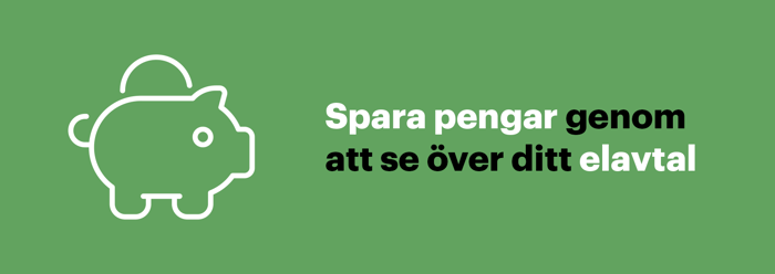 Spara pengar genom att se över ditt elavtal